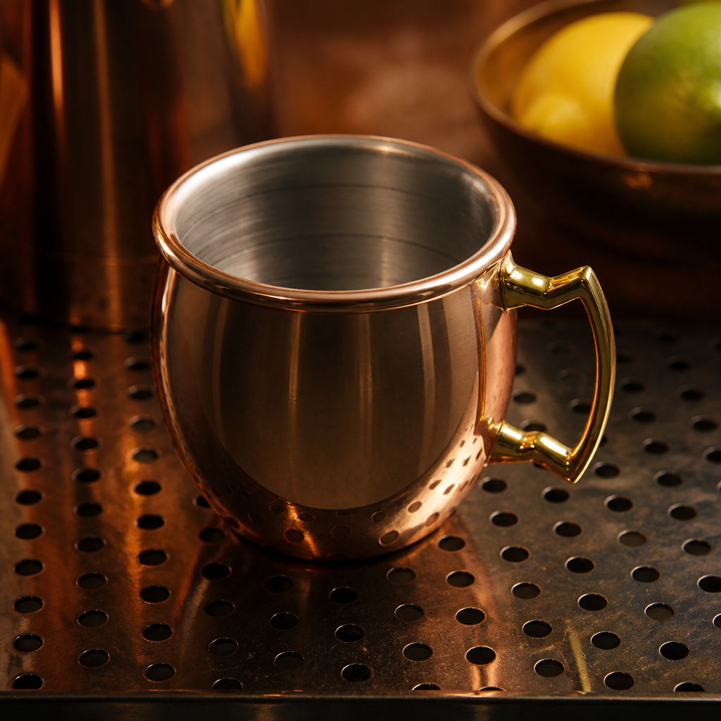 Commercial Copper Curved Jigger 25ml/50ml Double-Ended