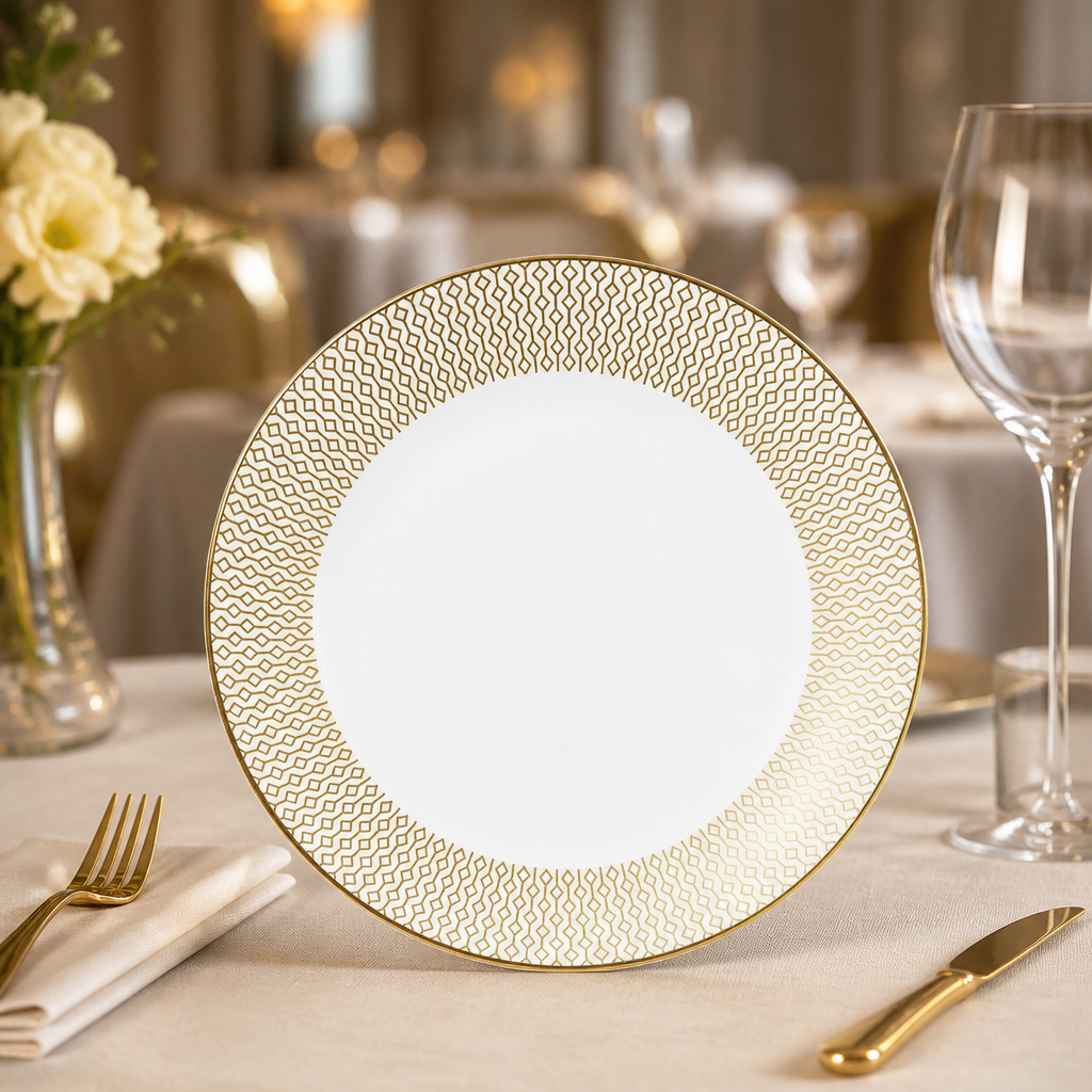 Pack of 12 Commercial Coupe Plates 165mm