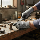 Premium Cut Resistant Crinkle Latex Palm Coated Gloves for Safe Handling and Dexterity