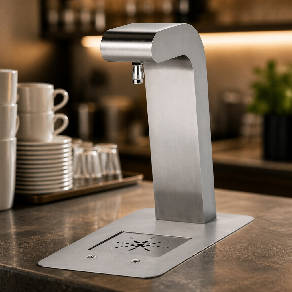 Commercial water urn font for under counter boilers