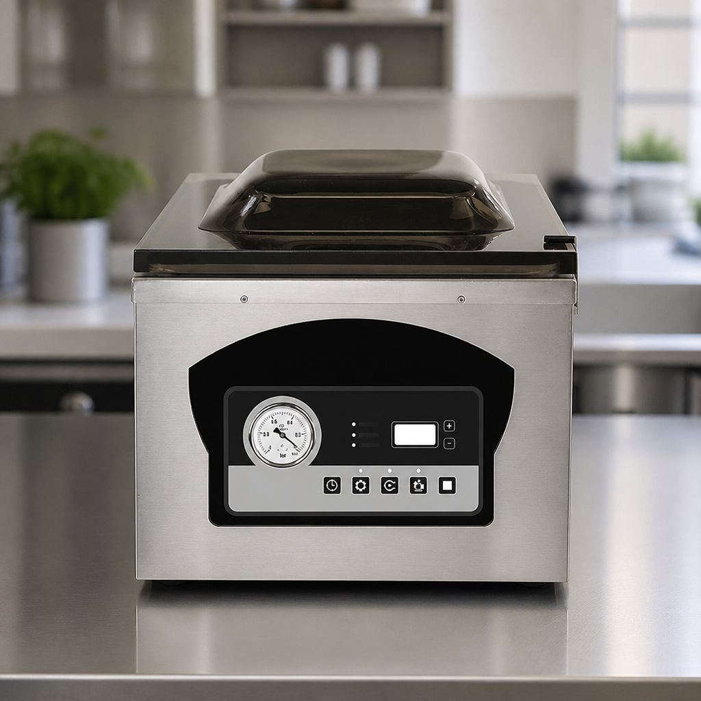 Commercial Vacuum Packing Machine with Deep Chamber 400 Duo