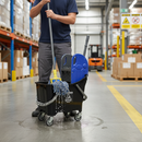Professional 25 Litre Combination Mop Bucket with Wringer and Castors for Efficient Cleaning