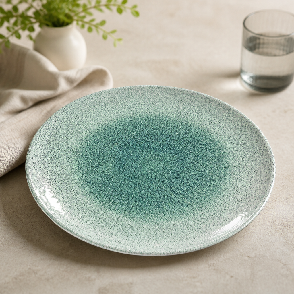 Commercial Coupe Plates Jade Green 288mm - 12 Pack