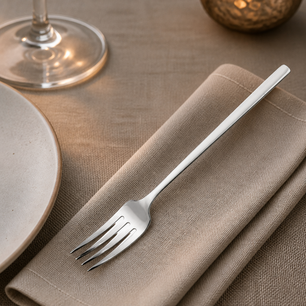 Pack of 6 Commercial Table Forks 218mm Stainless Steel Cutlery