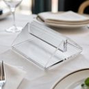 A4 Clear Perspex Menu Holder for Commercial Catering Use