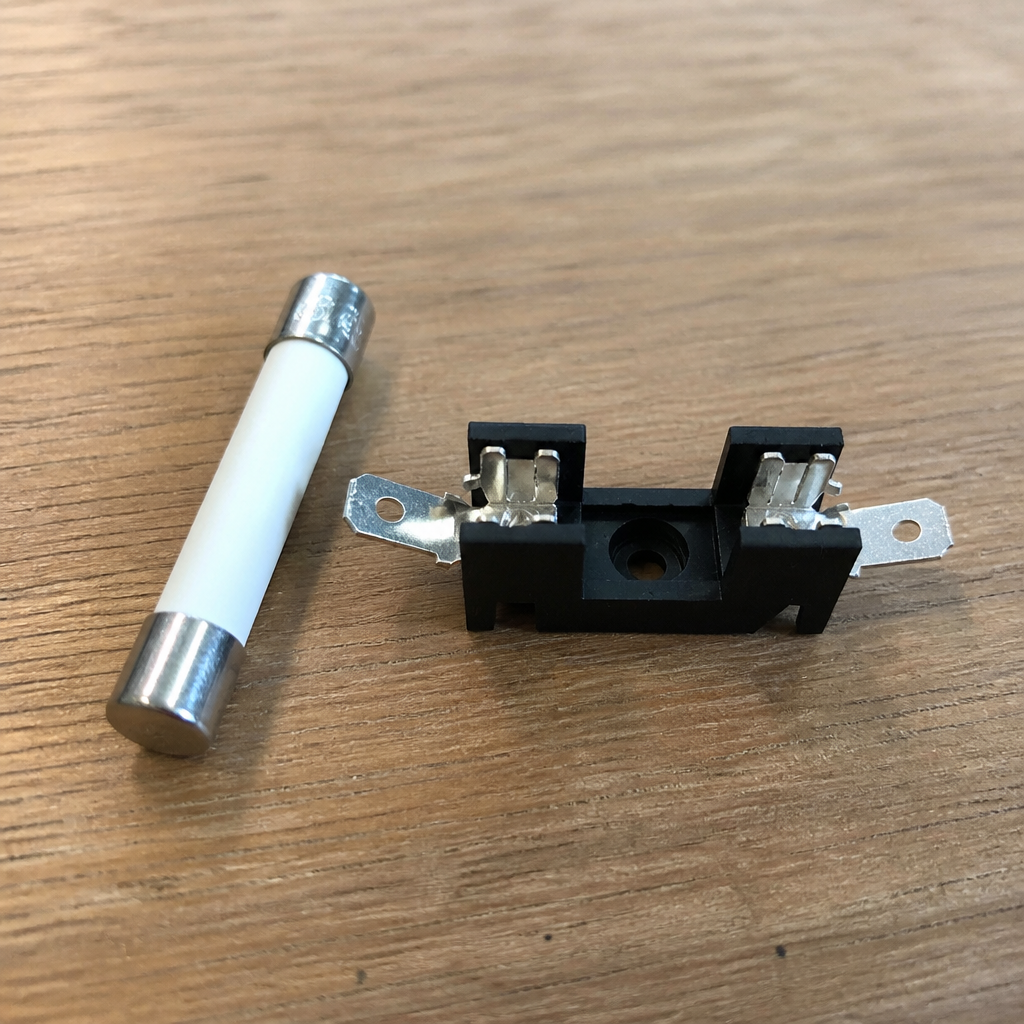 Commercial fuse with bracket for catering equipment repairs