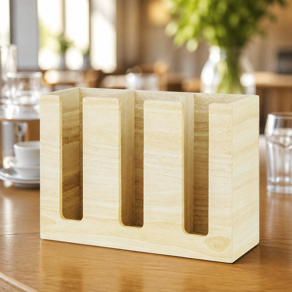 Commercial Cup Dispenser Wood 340x120x240mm