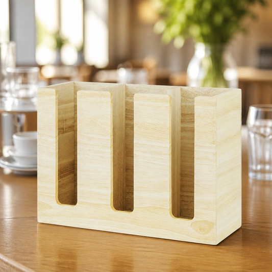 Commercial Cup Dispenser Wood 340x120x240mm