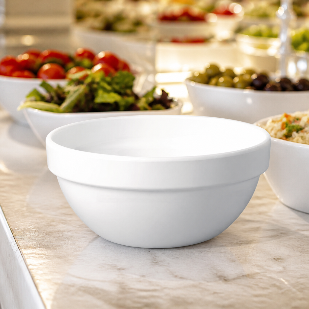 1.8Ltr Commercial Recycled Bowl 200mm for catering