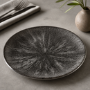 Commercial Stone Coupe Plates 288mm Quartz Black 12 Pack