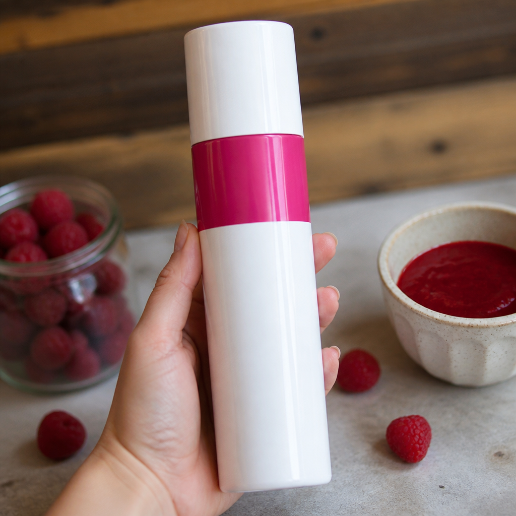 750ml Commercial Raspberry Puree for cocktails and desserts