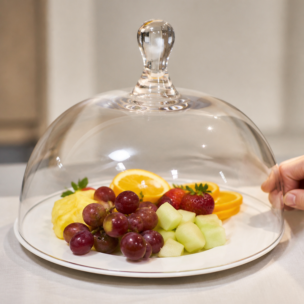 Large Glass Cloche Food Cover for cheeseboards and cakes