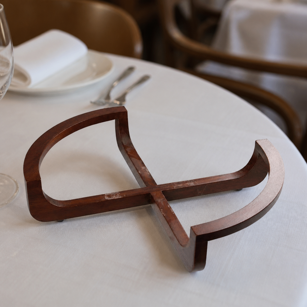 Large Wooden Trivets 410mm for commercial catering use, 2 pack