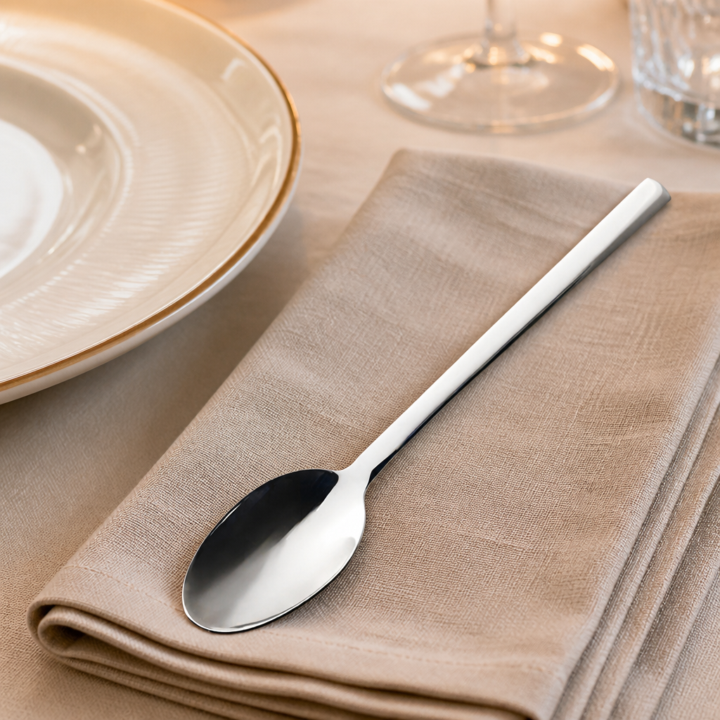 Commercial stainless steel tablespoons cutlery set 12 pack