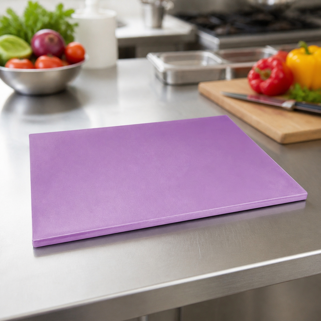 Commercial Purple Chopping Board 600x450mm Allergen Tool
