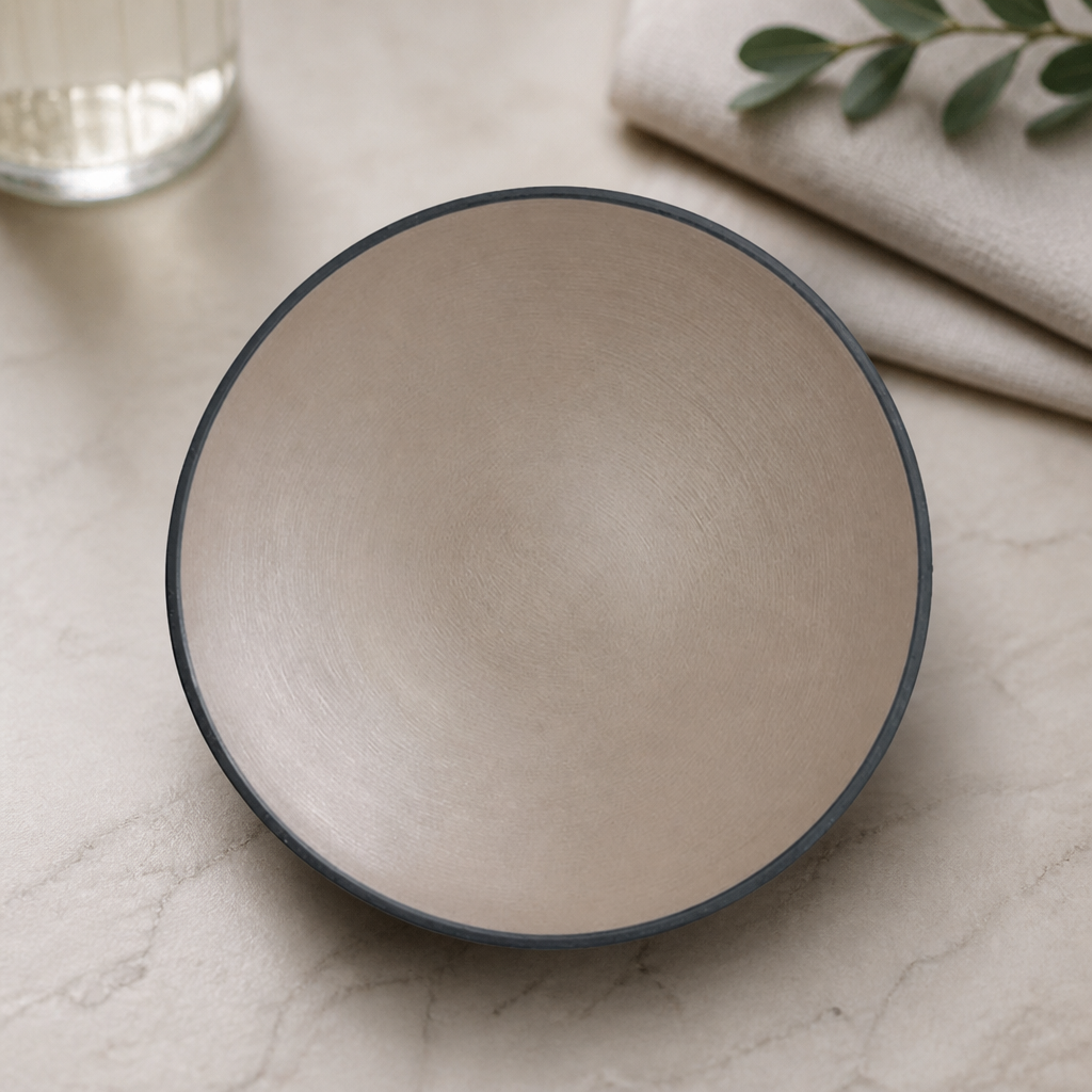 Sandstone Round Plates 203mm (24 Pack)