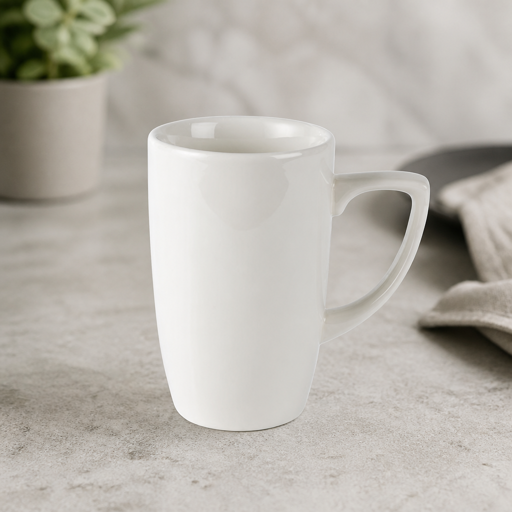 Commercial Coffee Mugs 284ml Porcelain Mocha Mugs 12 Pack
