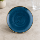 Commercial Stonecast Coupe Plates 220mm Java Blue 12 Pack