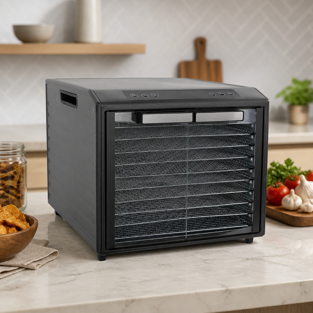 10 Tray Digital Commercial Dehydrator with Timer and Controls