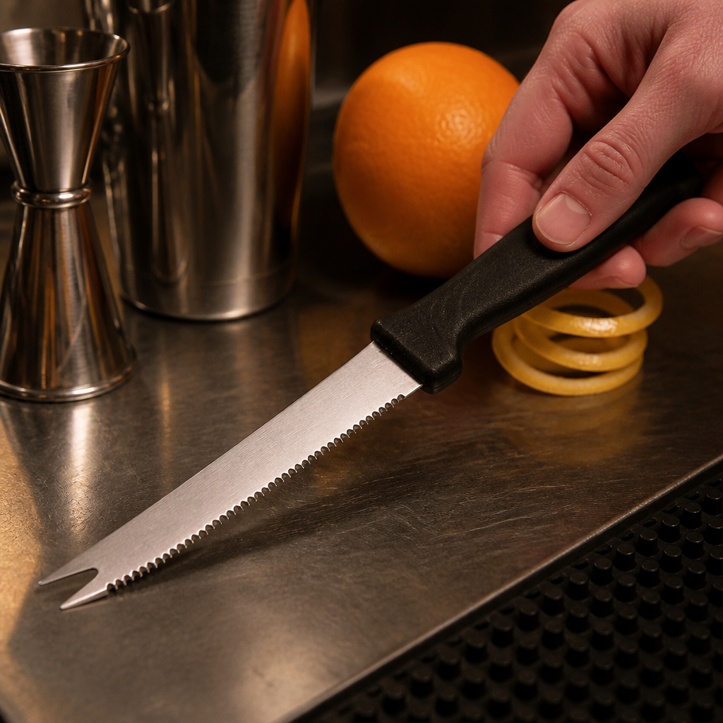 Commercial Bartenders Knife for Garnishing Cocktails 204mm