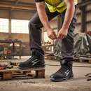 Premium High-Cut Safety Trainer with Abrasion-Resistant Upper and Breathable Design - Sizes 2-13