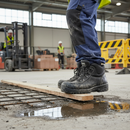 Premium Heavy Duty Safety Boot with Aluminium Toecaps and Steel Insoles, Stylish Leather Upper Protection
