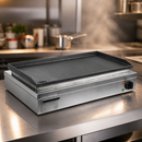 Electric Double Griddle 590 x 310mm Commercial Smooth Plate