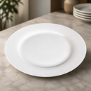Commercial Wide Rim Plates 270mm Porcelain 4 Pack