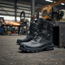 Premium High-Performance Side-Zip Safety Boots with Composite Toe Caps and Waterproof Features for Industrial Use