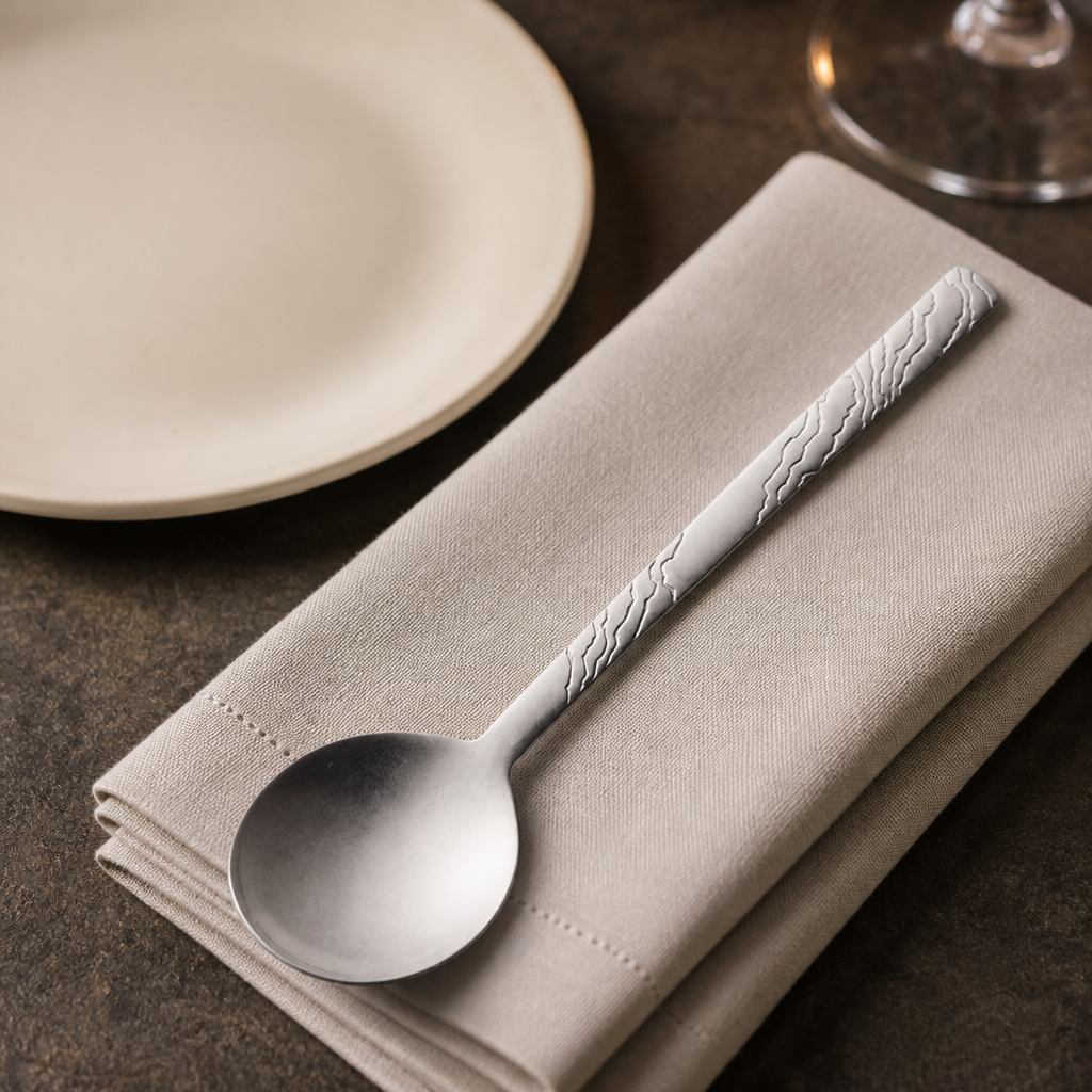 Commercial Stainless Steel Soup Spoons 12 Pack Catering Cutlery