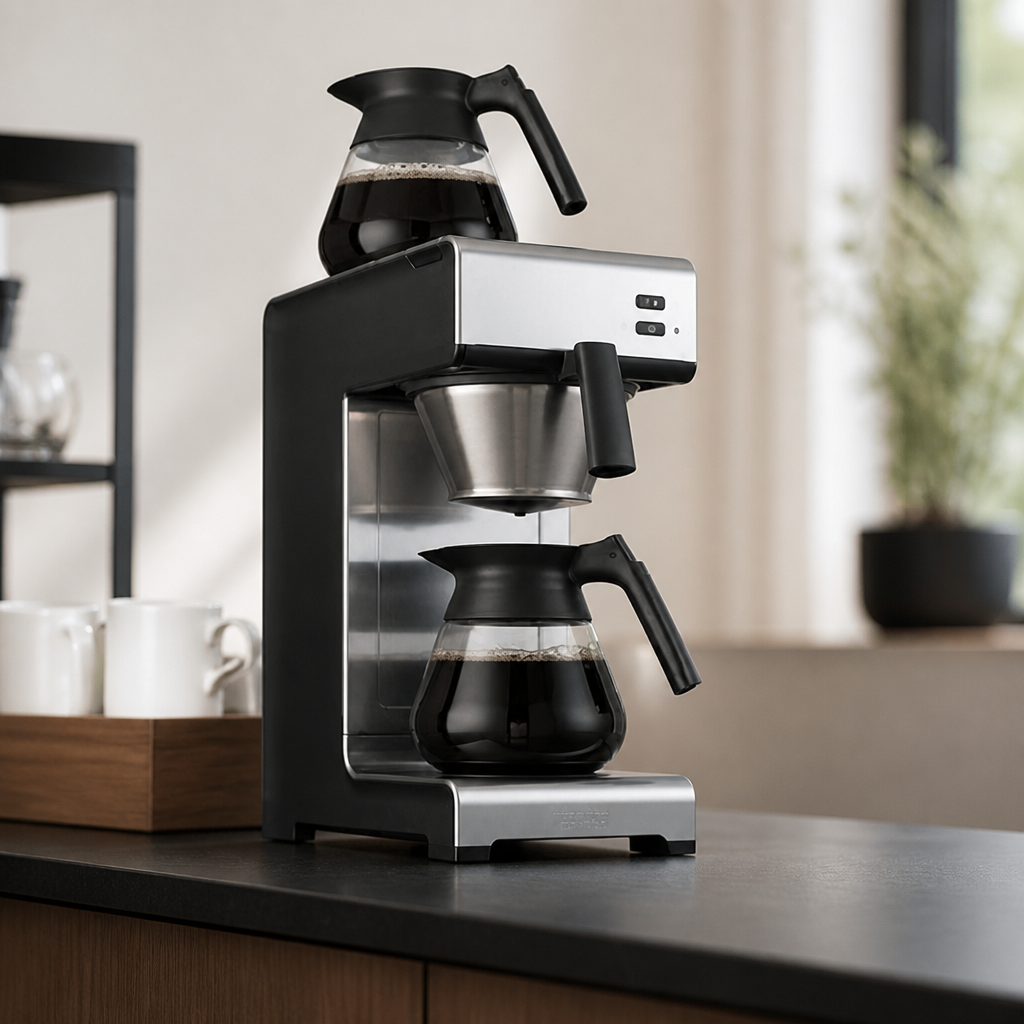 Commercial Filter Coffee Machine with 2 x 1.7 Ltr Decanters