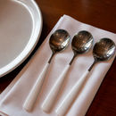 Commercial Stainless Steel Soup Spoons 12 Pack Heavy Duty