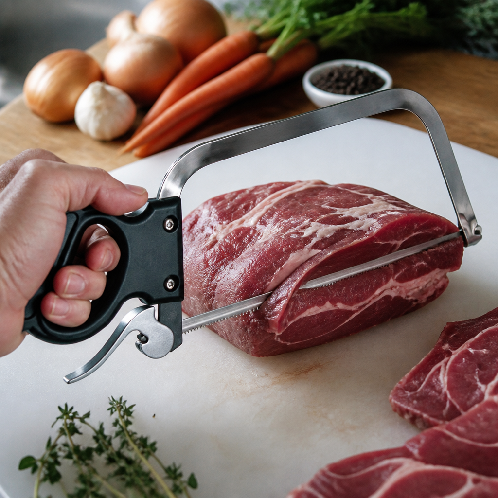 Commercial Stainless Steel Bone Saw for meat preparation