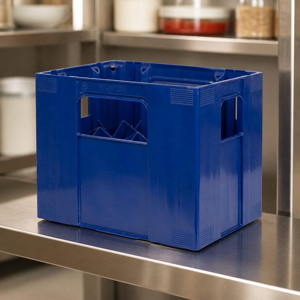Commercial bottle carrier for 12 wine bottles with handles