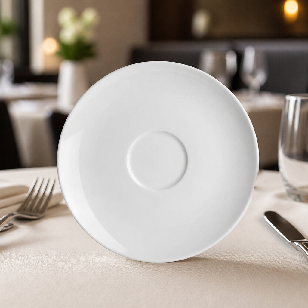 Commercial Porcelain Saucers 152mm - 36 Pack