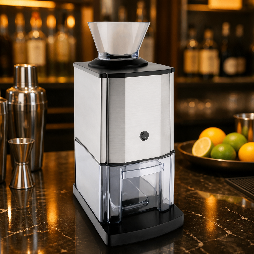 Commercial Ice Crusher 12kg/hr Stainless Steel Electric Model