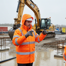 Premium Heavy Duty GORE-TEX Storm Coat with Hi-Vis Features and Ergonomic Design for Enhanced Safety and Comfort