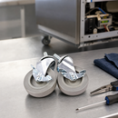 Commercial Castors for Catering Equipment - 2 Pack
