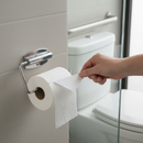 Premium Stainless Steel Toilet Roll Holder - Wall-Mounted with Fixings Included for Easy Installation