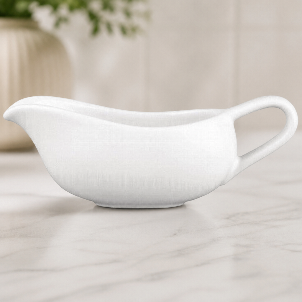 Commercial Mini Sauce Boats 140ml Gravy Jugs Set of 6