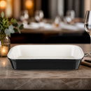 Commercial Cast Iron Roasting Dish 3L Enamelled Black
