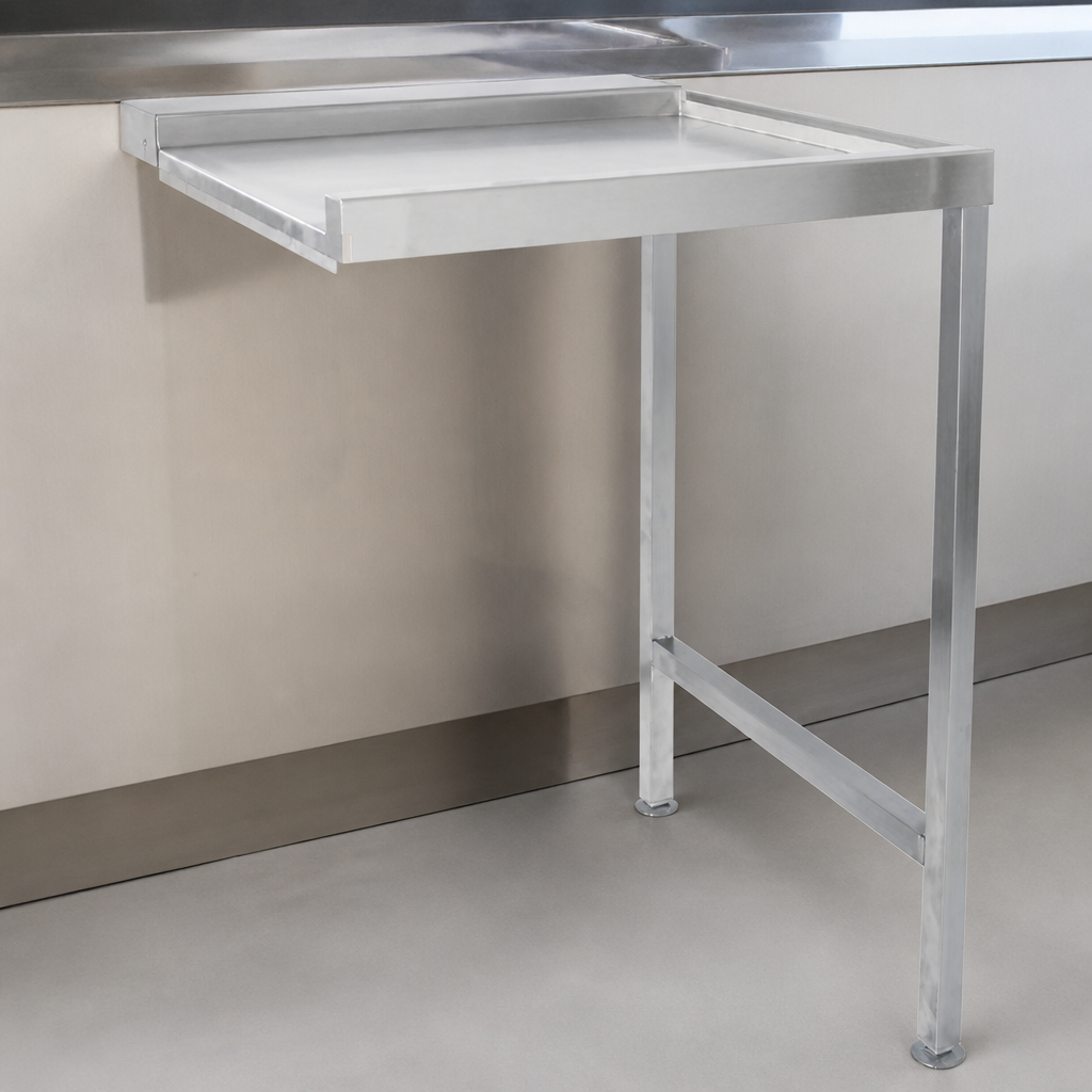 Commercial Pass Through Dishwasher Table Right Hand 650mm