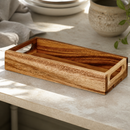 Commercial Wooden Crate 300 x 118 x 48mm for Food Display