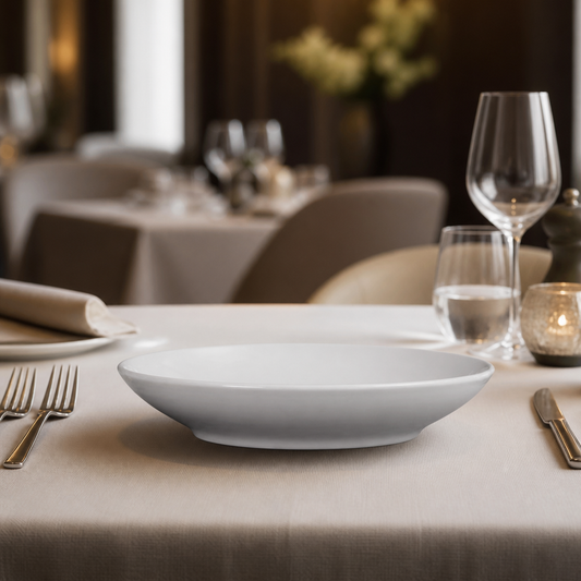 Commercial Porcelain Salad Bowls 260mm - 6 Pack
