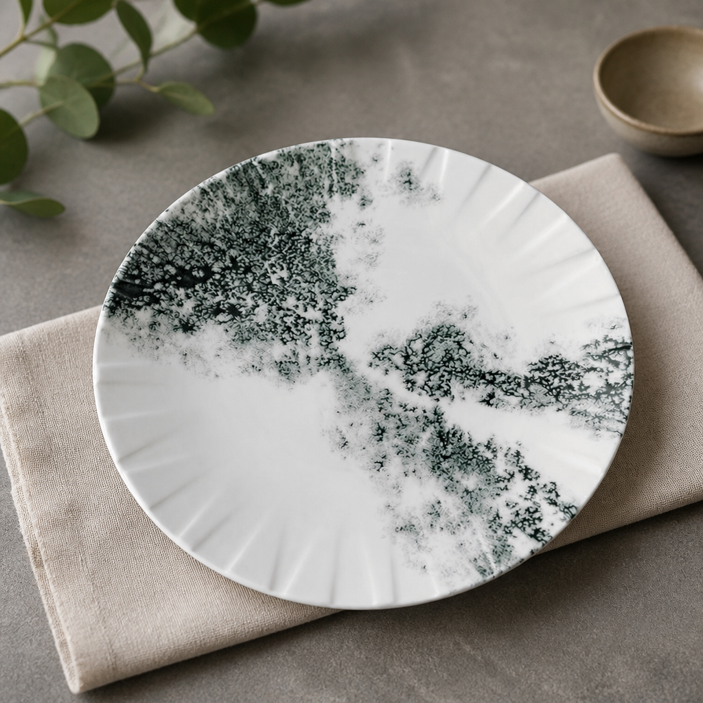 Commercial Coupe Plates 273mm Eco Glaze Stain Resistant 6 Pack