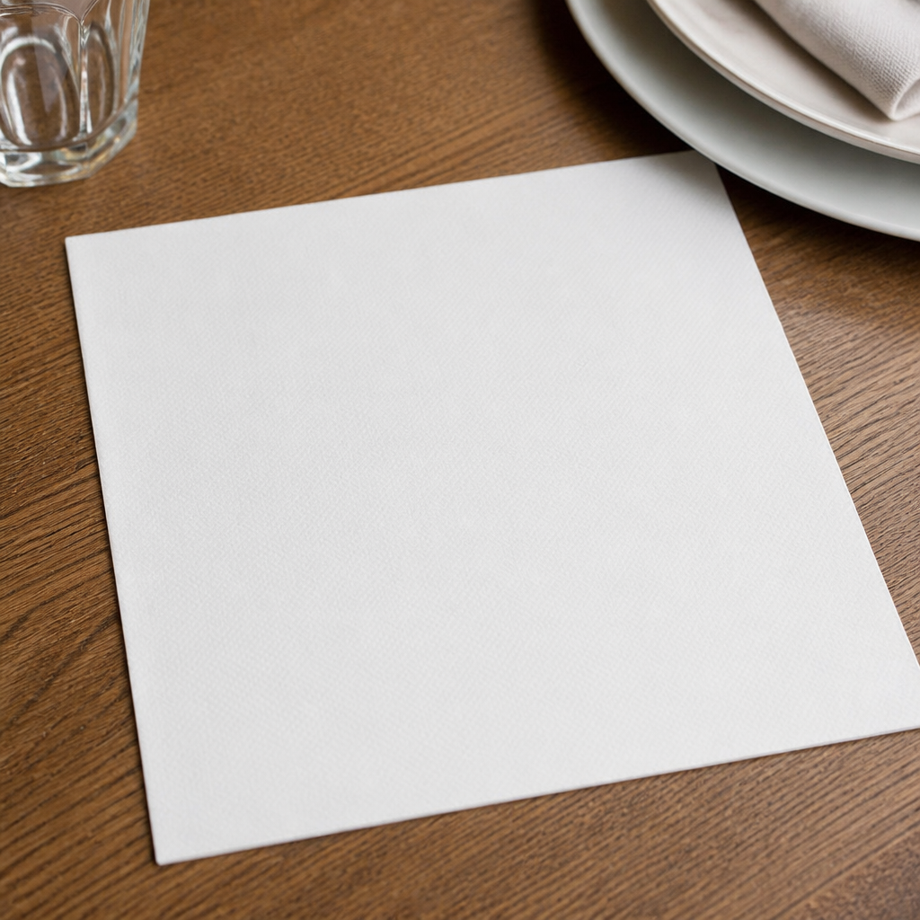 Commercial Recyclable Paper Dinner Napkins 40x40cm 500 Pack