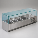 Commercial Countertop Prep Fridge 3x 1/3GN & 1x 1/2GN