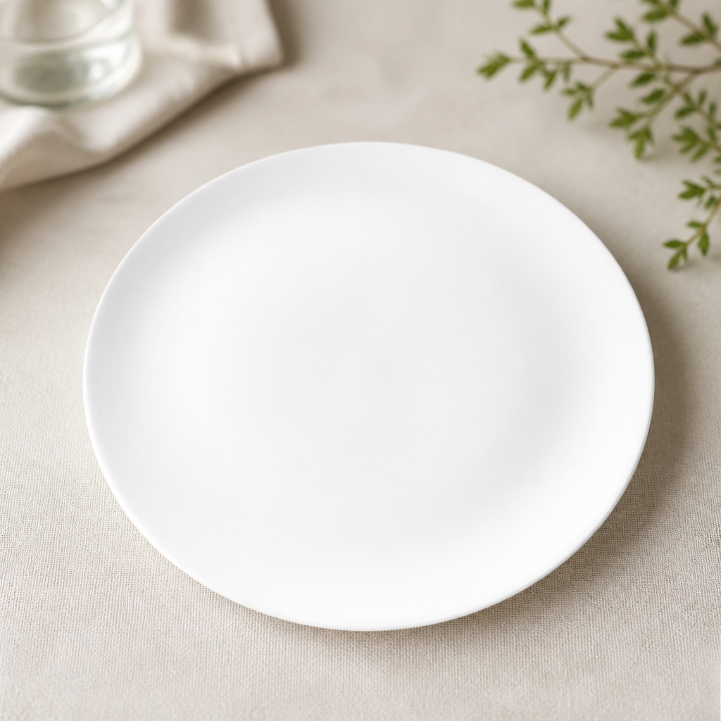 Commercial Coupe Plates 254mm 12 Pack for Catering