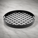 405mm Non-Slip Round Plastic Tray with Handles for Catering