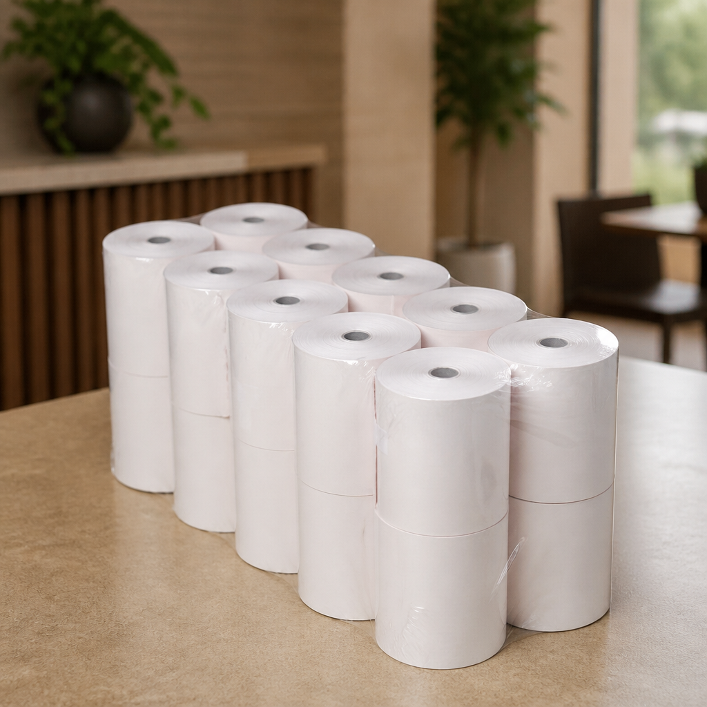 Commercial 2-Ply Till Rolls 76mm x 71mm - 20 Pack